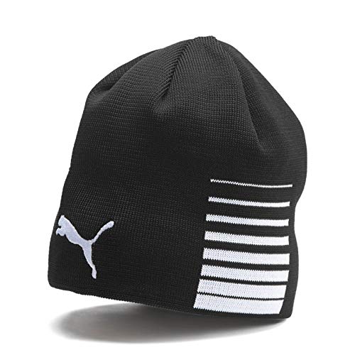 PUMA Liga Reversible Beanie Gorro, Unisex Adulto, Black, OSFA