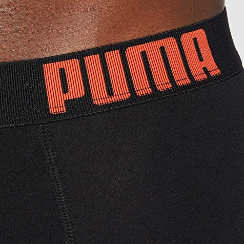 PUMA Logo All-Over Print Men's Boxers (2 Pack) Calzoncillos, Verde Militar, XL (Pack de 2) para Hombre