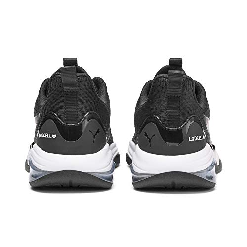 PUMA LQDCELL Tension, Zapatillas Deportivas para Interior para Hombre, Negro (Puma Black/Puma White), 45 EU