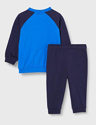 PUMA Minicats ESS Raglan Jogger Chándal, Unisex bebé, Azul, 12-18M PUMA Minicats ESS Raglan Jogger Chándal, Unisex bebé, Azul, 12-18M