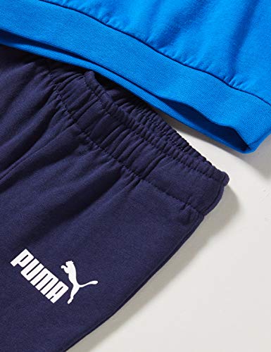 PUMA Minicats ESS Raglan Jogger Chándal, Unisex bebé, Azul, 12-18M PUMA Minicats ESS Raglan Jogger Chándal, Unisex bebé, Azul, 12-18M