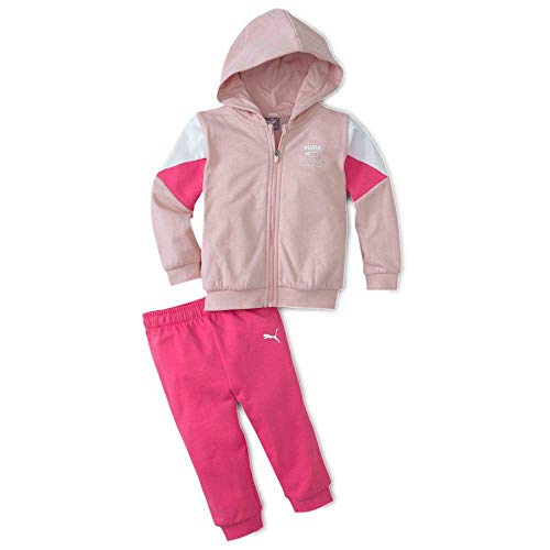 PUMA Minicats Rebel Jogger Chándal, Unisex bebé, Rosa, 2-4M