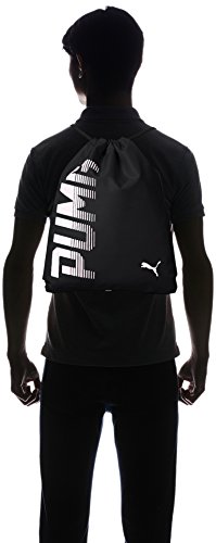 Puma Pioneer Sack - Bolsa de gimnasio, unisex, color negro, talla única