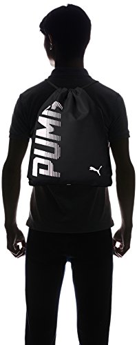 Puma Pioneer Sack - Bolsa de gimnasio, unisex, color negro, talla única Puma Pioneer Sack - Bolsa de gimnasio, unisex, color negro, talla única