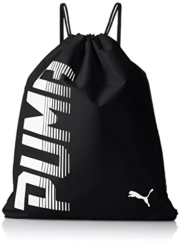 Puma Pioneer Sack - Bolsa de gimnasio, unisex, color negro, talla única Puma Pioneer Sack - Bolsa de gimnasio, unisex, color negro, talla única