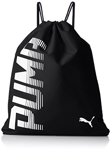 Puma Pioneer Sack - Bolsa de gimnasio, unisex, color negro, talla única