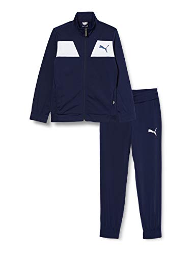 PUMA Poly Suit cl B Chándal, Niños, Azul, 11-12 años