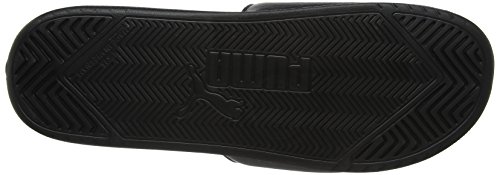 PUMA Popcat, Chanclas de Playa y Piscina Unisex Adulto, Negro (Black/Black/White), 46 EU