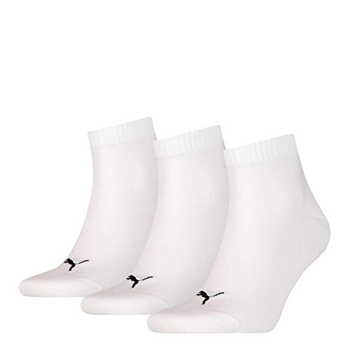 Puma Quarter Plain, Calcetín Unisex Adulto, Blanco (White), 35-38, (Pack de 3) Puma Quarter Plain, Calcetín Unisex Adulto, Blanco (White), 35-38, (Pack de 3)
