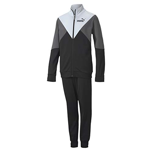 PUMA Rebel Poly Suit Cl B Chándal, Niños, Negro, 5-6y