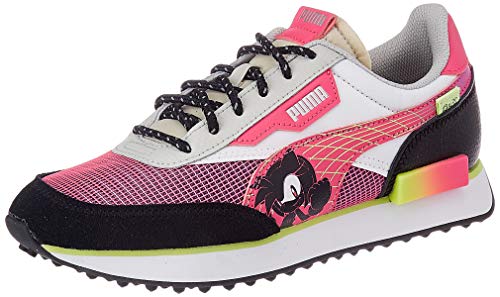 PUMA Sega Future Rider Jr, Zapatillas, Rosa (Glowing Pink Black), 37 EU PUMA Sega Future Rider Jr, Zapatillas, Rosa (Glowing Pink Black), 37 EU