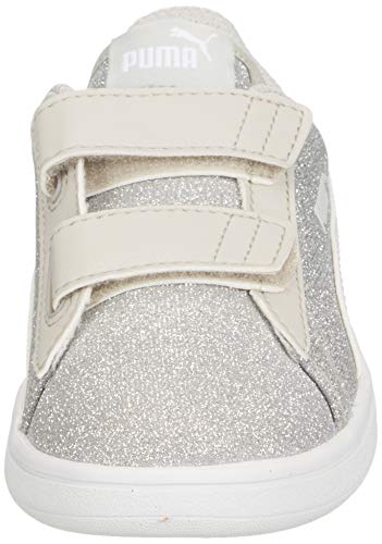 Puma Smash Glitz Niña Zapatillas Deportivas con Correa De Velcro Plateado 30 EU Puma Smash Glitz Niña Zapatillas Deportivas con Correa De Velcro Plateado 30 EU