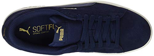 PUMA Smash v2, Zapatillas Unisex Adulto, Azul (Peacoat-Gold-Whisper White), 38.5 EU PUMA Smash v2, Zapatillas Unisex Adulto, Azul (Peacoat-Gold-Whisper White), 38.5 EU