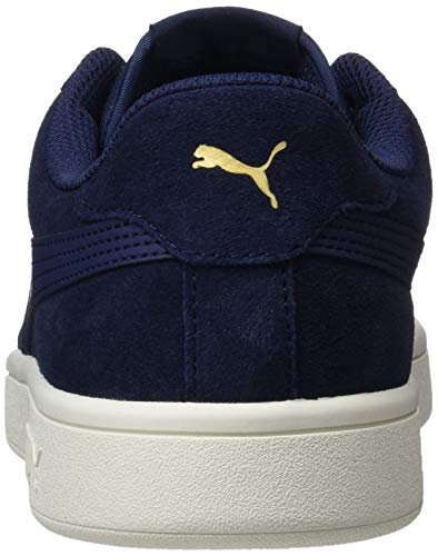 PUMA Smash v2, Zapatillas Unisex Adulto, Azul (Peacoat-Gold-Whisper White), 38.5 EU PUMA Smash v2, Zapatillas Unisex Adulto, Azul (Peacoat-Gold-Whisper White), 38.5 EU