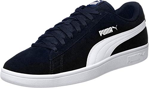 PUMA Smash v2, Zapatillas Unisex Adulto, Azul (Peacoat White), 45 EU