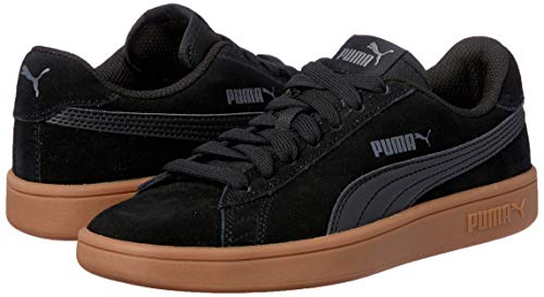 PUMA Smash v2, Zapatillas Unisex Adulto, Negro Black Black, 41 EU