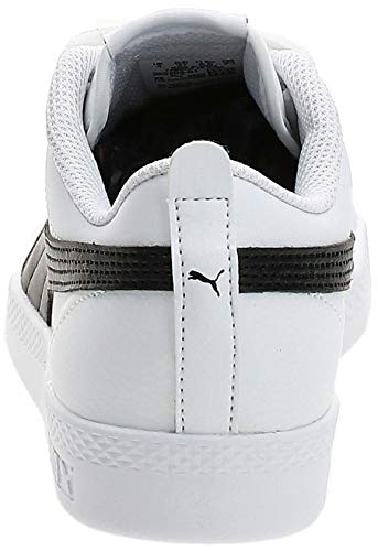 PUMA Smash Wns V2 L, Zapatillas Mujer, Blanco White Black, 37 EU