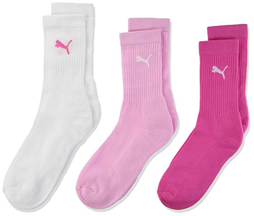 Puma Sport Junior 3P Calcetines, Unisex niños, Pink Lady, 027