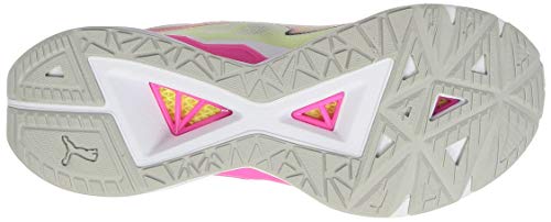 PUMA Ultraride Wn's, Zapatillas para Correr de Carretera Mujer, Blanco White/Luminous Pink/Fizzy Yellow, 37.5 EU