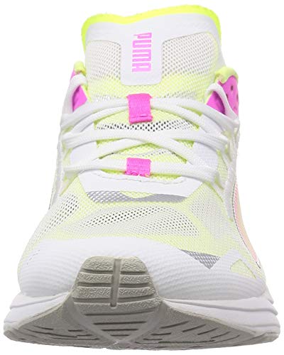 PUMA Ultraride Wn's, Zapatillas para Correr de Carretera Mujer, Blanco White/Luminous Pink/Fizzy Yellow, 37.5 EU PUMA Ultraride Wn's, Zapatillas para Correr de Carretera Mujer, Blanco White/Luminous Pink/Fizzy Yellow, 37.5 EU