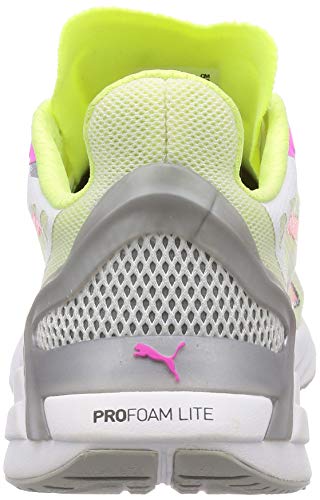 PUMA Ultraride Wn's, Zapatillas para Correr de Carretera Mujer, Blanco White/Luminous Pink/Fizzy Yellow, 37.5 EU PUMA Ultraride Wn's, Zapatillas para Correr de Carretera Mujer, Blanco White/Luminous Pink/Fizzy Yellow, 37.5 EU