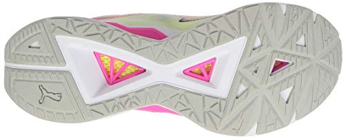 PUMA Ultraride Wn's, Zapatillas para Correr de Carretera Mujer, Blanco White/Luminous Pink/Fizzy Yellow, 38 EU