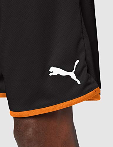 Puma Valencia CF Replica Pantalones Cortos, Hombre, Negro Black-Vibrant Orange, M Puma Valencia CF Replica Pantalones Cortos, Hombre, Negro Black-Vibrant Orange, M