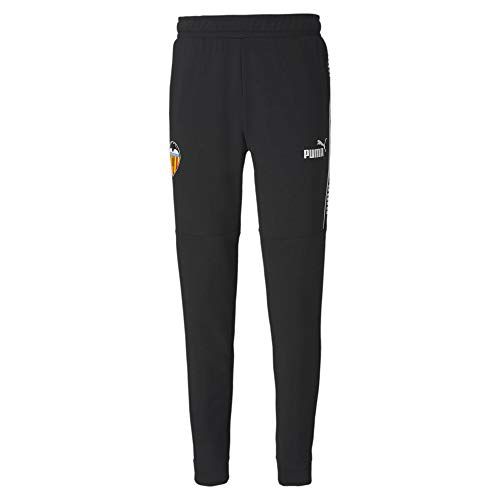 PUMA Valencia CF Temporada 2020/21-ftblCULTURE Track Pants Black-P Pantalón, Unisex, Negro, M