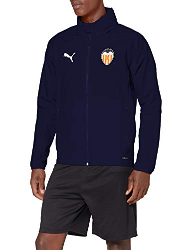 PUMA Valencia CF Temporada 2020/21-Rain Jacket Peacoat Chaqueta, Unisex, L PUMA Valencia CF Temporada 2020/21-Rain Jacket Peacoat Chaqueta, Unisex, L