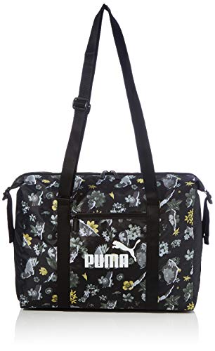 PUMA WMN Core Seasonal Duffle Bag Bolsa Deporte, Mujer, Black/AOP, OSFA PUMA WMN Core Seasonal Duffle Bag Bolsa Deporte, Mujer, Black/AOP, OSFA