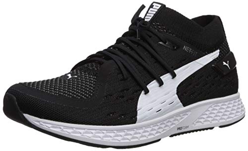 PUMA Zapatillas de correr Speed 500 para hombre, negro (Negro/Blanco), 42.5 EU