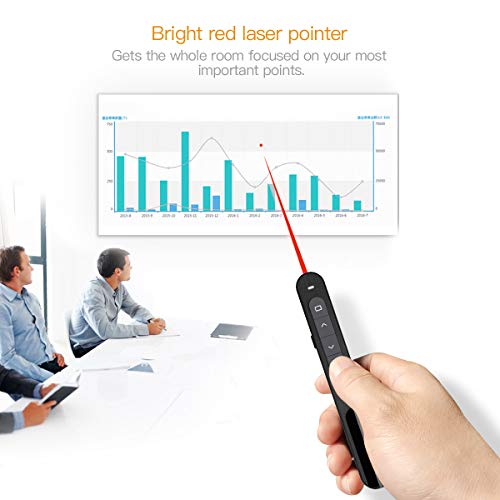 Puntero Laser Presentaciones Doosl Mando Diapositivas Pasador Diapositivas Mando Presentaciones para PPT/Keynote/Prezi/OpenOffice/Windows 7/8/10/Mac OS/Linux - Rojo y Pila AAA Puntero Laser Presentaciones Doosl Mando Diapositivas Pasador Diapositivas Mando Presentaciones para PPT/Keynote/Prezi/OpenOffice/Windows 7/8/10/Mac OS/Linux - Rojo y Pila AAA