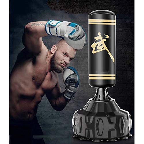 Punzonado Lechón Adulto Bolsa De Entrenamiento Del Boxeo Lleno Heavying Inicio Vertical Bolsa De Arena MMA Muay Thai Karate Taekwondo Artes Marciales De Entrenamiento De La Aptitud Equipo 175X30cm