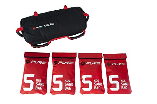 Pure2Improve P2I200500 Bolsa, Unisex-Adult, Arena/Negro/Rojo, Talla única