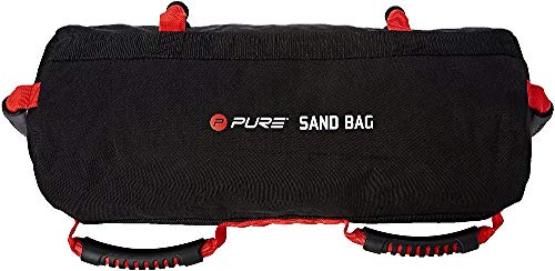 Pure2Improve P2I200500 Bolsa, Unisex-Adult, Arena/Negro/Rojo, Talla única