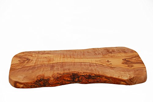 Purple Olive - Tabla para picar o servir alimentos, hecha de madera de olivo, estilo rústico, longitud de 30 x 15 x 2 cm Purple Olive - Tabla para picar o servir alimentos, hecha de madera de olivo, estilo rústico, longitud de 30 x 15 x 2 cm