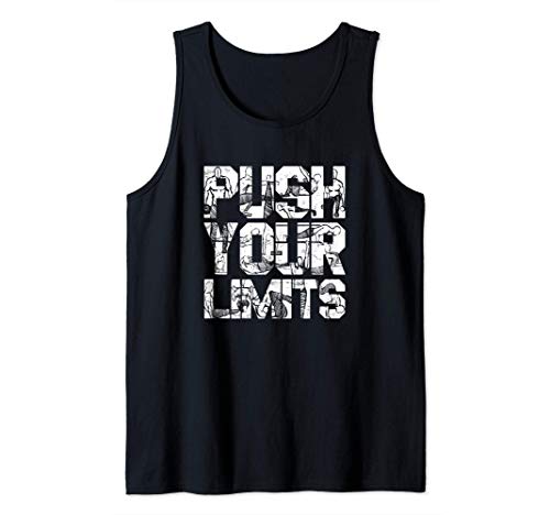 Push Your Limits Street Workout Bar Exercises Calisthenics Camiseta sin Mangas Push Your Limits Street Workout Bar Exercises Calisthenics Camiseta sin Mangas