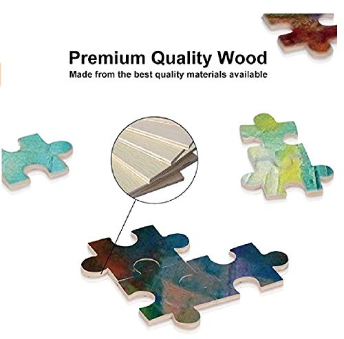 Puzzle De 1000 Piezas Para Adultos-Guitarra Silueta Puzzle Educational Game Puzzle Madera