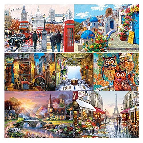 Puzzler 4000 Piezas Rompecabezas Regalos De Papel Paisaje De Hallstatt, Austria Para El Día De La Familia Y Los Amigos Regalos Creativos Descompresión Para Adultos Intelig(Color:4000 pc,Size:138*68cm)