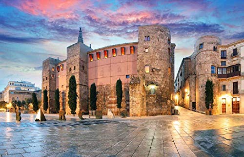 Puzzles para Adultos Rompecabezas de 1000 Piezas, Educativo Intelectual Descomprimiendo Juguete Divertido Juego Familiar Arquitectura romana antigua
