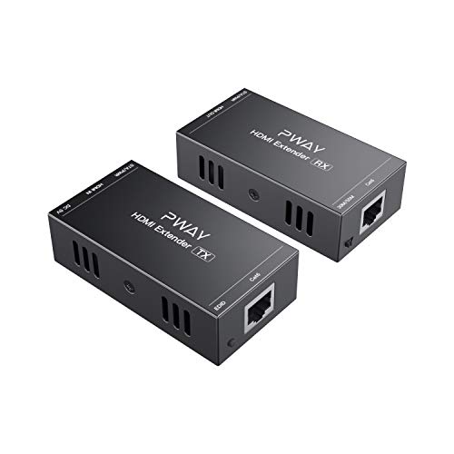 PW-HT202P(POC) HDMI Extender Extensor 165ft/50m Sin Comprimir Solo Cat6 Transmision sobre Soporte De Full HD 1080P 3D EDID uno Power Supply (UTP+RJ45+Transmisor+Receptor) PW-HT202P(POC) HDMI Extender Extensor 165ft/50m Sin Comprimir Solo Cat6 Transmision sobre Soporte De Full HD 1080P 3D EDID uno Power Supply (UTP+RJ45+Transmisor+Receptor)