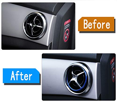 QAIK Coche AC Vent Anillo De La Moldura Pegatinas En Forma For El Mercedes Benz SLK R172 SLC SLK200 SLC250d SL500 AMG SLC43 Condición De Salida De Aire Cubierta Decorar (Color Name : SL SLC SLK Red) QAIK Coche AC Vent Anillo De La Moldura Pegatinas En Forma For El Mercedes Benz SLK R172 SLC SLK200 SLC250d SL500 AMG SLC43 Condición De Salida De Aire Cubierta Decorar (Color Name : SL SLC SLK Red)