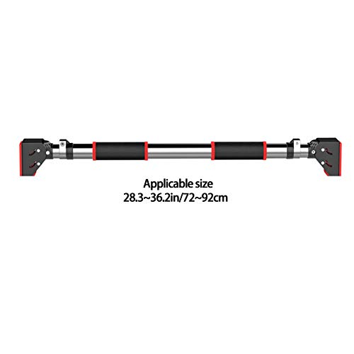 QAX Barra de Tracción sin Tornillos,Barra de Dominadas Ajustable para Entrenamiento en Casa Fitness,a,28.3~36.2in QAX Barra de Tracción sin Tornillos,Barra de Dominadas Ajustable para Entrenamiento en Casa Fitness,a,28.3~36.2in