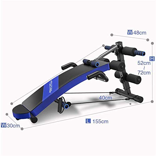 qazxsw Banco con Mancuernas Tabla de Abdominales Ajustable para el hogar para Entrenamiento de Cuerpo Completo con Tensor y cordón qazxsw Banco con Mancuernas Tabla de Abdominales Ajustable para el hogar para Entrenamiento de Cuerpo Completo con Tensor y cordón