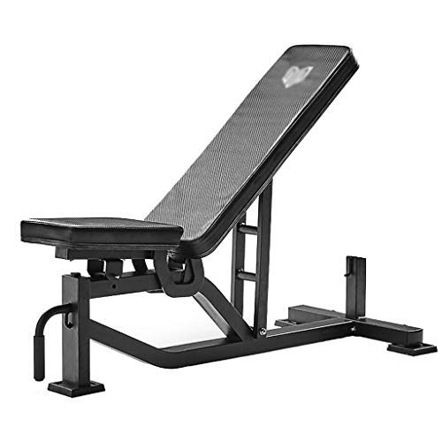 Qazxsw Bench Press de banca/Sit-up Junta/Músculo Abdominal Junta/Equipo casero del Ejercicio de Fitness/Multifuncional con Mancuernas Banco / 570 kg de Peso Teniendo,Negro,136.2 * 64.4 * 119.4cm