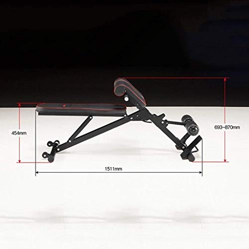 qazxsw Cabra Ejercitador de músculo Abdominal Recto Prensa de Banco Multifuncional Silla de Ejercicios Taburetes de Entrenamiento de Grado Comercial qazxsw Cabra Ejercitador de músculo Abdominal Recto Prensa de Banco Multifuncional Silla de Ejercicios Taburetes de Entrenamiento de Grado Comercial