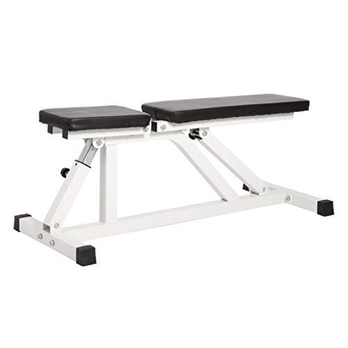 Qazxsw Mancuerna Banco,Formación Equipo De La Aptitud Comercial Presidente De Fitness Junta Supino De Múltiples Funciones Casera De Fitness Heces Ángulo Ajustable,Negro,120 * 43 * 40cm