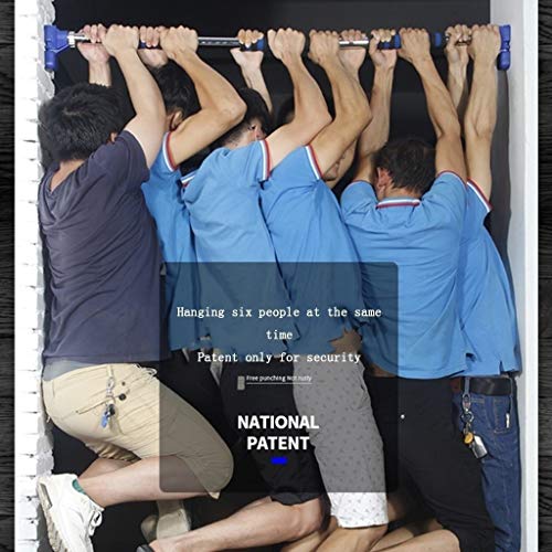 Qazxsw Pull-up Varilla, Acero Inoxidable Entrenamiento Barra de Pull-up Bar de Marcos de Puertas Punch-Libre de la Barra del Ejercicio de Soporte de Carga 500Kg,Azul,70 Qazxsw Pull-up Varilla, Acero Inoxidable Entrenamiento Barra de Pull-up Bar de Marcos de Puertas Punch-Libre de la Barra del Ejercicio de Soporte de Carga 500Kg,Azul,70