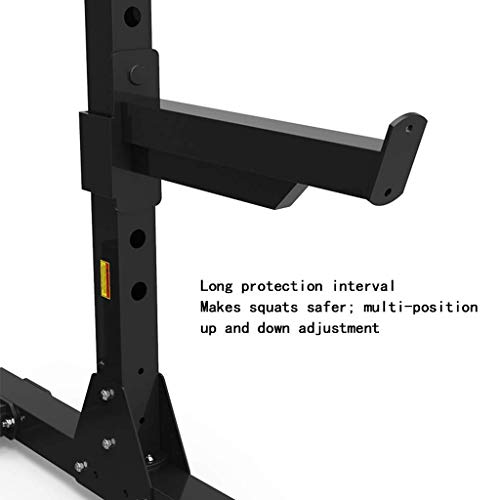 qazxsw Rack Barbell Rack Rack de Levantamiento de Pesas Rack de Entrenamiento Crossfit Bancos de Equipos de Ejercicios multifuncionales