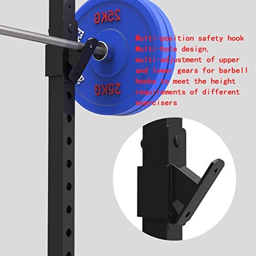 qazxsw Rack Barbell Rack Rack de Levantamiento de Pesas Rack de Entrenamiento Crossfit Bancos de Equipos de Ejercicios multifuncionales